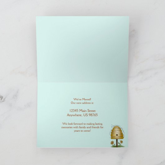 引っ越しました/新しいアドレスの作成とフラグ 案内状 (内部)