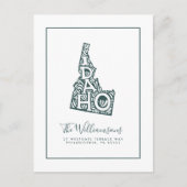 引っ越しました |新しいアドレス |アイダホ ポストカード (正面)