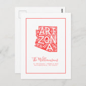 引っ越しました |新しいアドレス |アリゾナ ポストカード (正面/裏面)