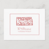 引っ越しました |新しいアドレス |カンザス ポストカード (正面)