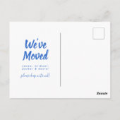 引っ越しました |新しいアドレス |ケンタッキー ポストカード (裏面)