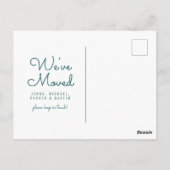 引っ越しました |新しいアドレス |ニューハンプシャー ポストカード (裏面)