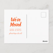 引っ越しました |新しいアドレス |ニューメキシコ ポストカード (裏面)