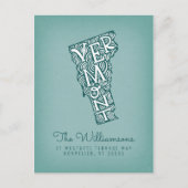 引っ越しました |新しいアドレス |バーモント ポストカード (正面)