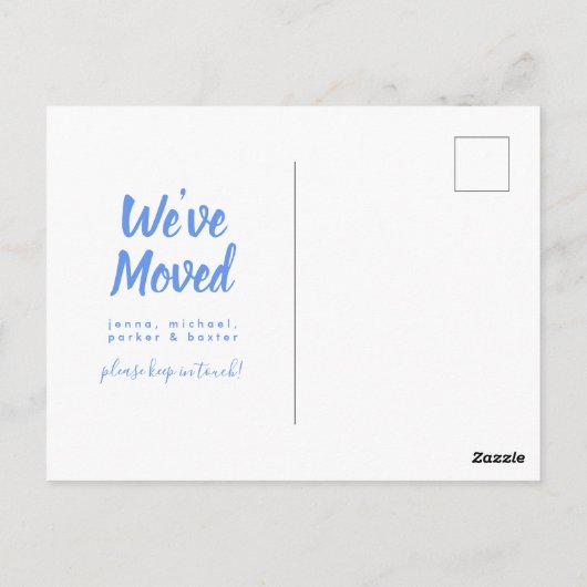 引っ越しました |新しいアドレス |ミシシッピ ポストカード (裏面)