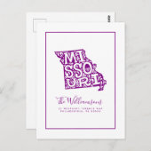 引っ越しました |新しいアドレス |ミズーリ ポストカード (正面/裏面)