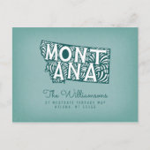 引っ越しました |新しいアドレス |モンタナ ポストカード (正面)