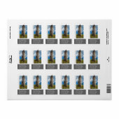 引っ越しました!新しいホームアナウンス住所 シール (フルシート)