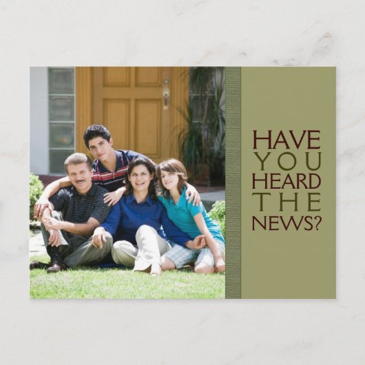 引っ越しました!新しいホームフォトポストカード 案内ポストカード (正面)