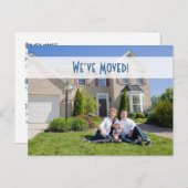 引っ越しました!新しいホームフォトポストカード 案内ポストカード (正面/裏面)
