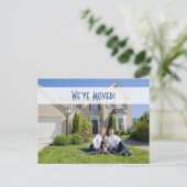 引っ越しました!新しいホームフォトポストカード 案内ポストカード (スタンド正面)