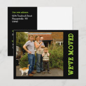 引っ越しました!新しいホームフォトポストカード 案内ポストカード (正面/裏面)