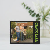 引っ越しました!新しいホームフォトポストカード 案内ポストカード (スタンド正面)