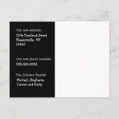 引っ越しました!新しいホームフォトポストカード 案内ポストカード (裏面)