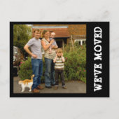 引っ越しました!新しいホームフォトポストカード 案内ポストカード (正面)