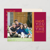 引っ越しました!新しいホームフォトポストカード 案内ポストカード (正面/裏面)