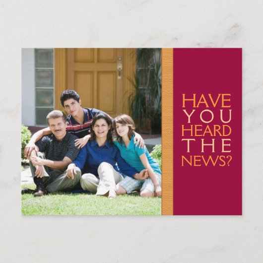 引っ越しました!新しいホームフォトポストカード 案内ポストカード (正面)