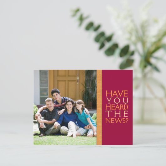 引っ越しました!新しいホームフォトポストカード 案内ポストカード (スタンド正面)