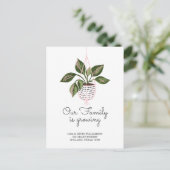 引っ越しました-新しい住所のプぶら下がったラントの移動 案内ポストカード (スタンド正面)