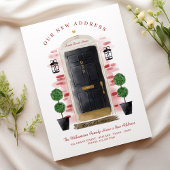 引っ越しました – 新しい住所ブラックウォーターカラードア 案内状