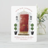 引っ越しました – 新しい住所レッドウォーターカラードア 案内状 (スタンド正面)