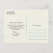 引っ越しました!新しい自宅案内はがき 案内ポストカード (裏面)