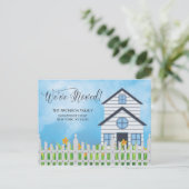 引っ越しました!新しい自宅案内はがき 案内ポストカード (スタンド正面)