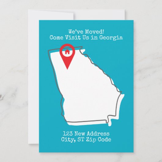 引っ越しました!来グルジア訪問 案内状 (正面)