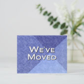 引っ越しました 案内ポストカード (スタンド正面)