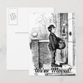 引っ越しました 案内ポストカード (正面/裏面)