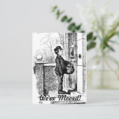 引っ越しました 案内ポストカード (スタンド正面)