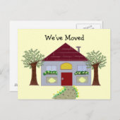 引っ越しました 案内ポストカード (正面/裏面)