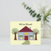 引っ越しました 案内ポストカード (スタンド正面)