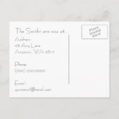 引っ越しました 案内ポストカード (裏面)