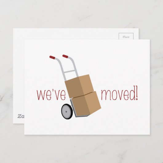 引っ越しました! 案内ポストカード (正面/裏面)