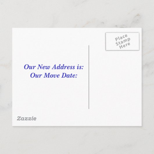 引っ越しました! 案内ポストカード (裏面)