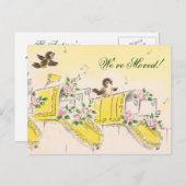 引っ越しました! 案内ポストカード (正面/裏面)