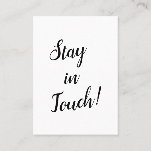 "引っ越しました"白黒カードとリトルハウス付き 名刺 (裏面)