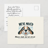 引っ越しました!笑いの準備！ ポストカード (正面/裏面)