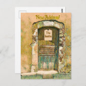 引っ越しました!素朴絵を描戸 ポストカード (正面/裏面)
