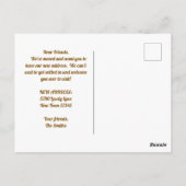 引っ越しました!素朴絵を描戸 ポストカード (裏面)