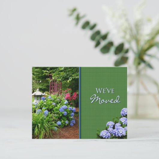 引っ越しました-郵便はがき-オープンハウスおよびか通知 インビテーションポストカード (スタンド正面)