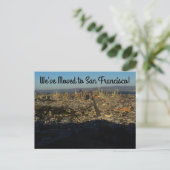 引っ越しました- San Francisco Twin Peaks #2はがき ポストカード (スタンド正面)