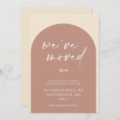 引っ越しましたBohoの動きのお知らせ 招待状 (正面/裏面)