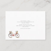 引っ越しましたBohoシック動エレガント動のお知らせ 名刺 (裏面)