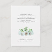 引っ越しましたBoho New Roots Movingのお知らせ 名刺 (裏面)