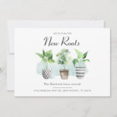 引っ越しましたBoho New Roots Movingのお知らせ 案内状 (正面)