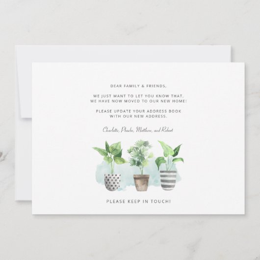 引っ越しましたBoho New Roots Movingのお知らせ 案内状 (裏面)