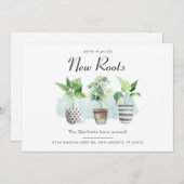 引っ越しましたBoho New Roots Movingのお知らせ 案内状 (正面/裏面)