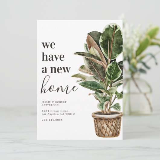 引っ越しましたl新しいアドレスの移動 案内状 (スタンド正面)